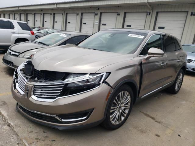 2LMPJ8LR7JBL38791 - 2018 LINCOLN MKX RESERVE TAN photo 1