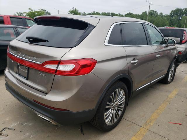 2LMPJ8LR7JBL38791 - 2018 LINCOLN MKX RESERVE Kahverengi fotoğraf 3