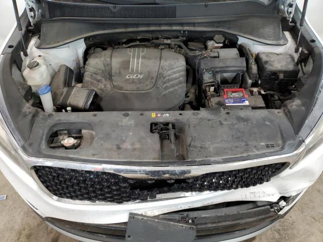 5XYPH4A55GG093322 - 2016 KIA SORENTO EX WHITE photo 12