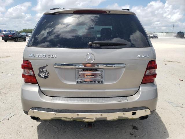 4JGBB22E58A305826 - 2008 MERCEDES-BENZ ML 320 CDI GRAY photo 6