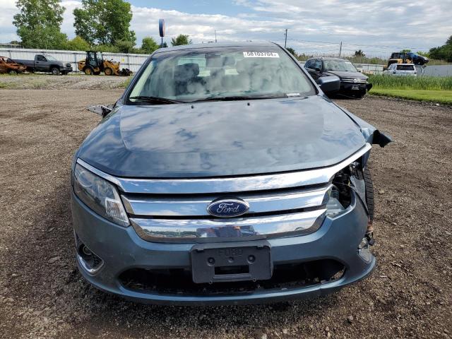 3FAHP0CG1CR204288 - 2012 FORD FUSION SEL BLUE photo 5