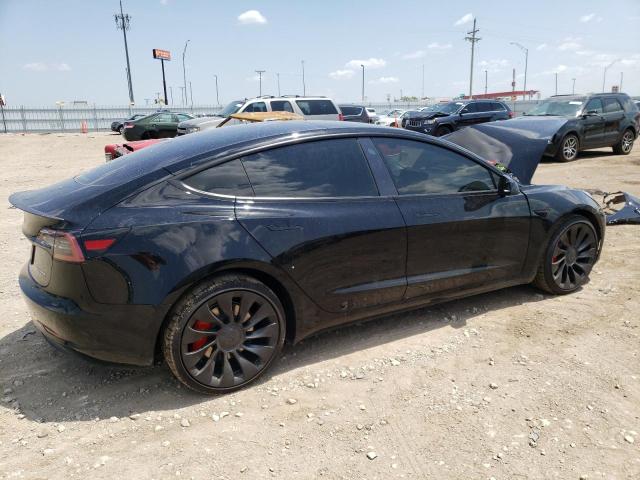 5YJ3E1ECXPF559056 - 2023 TESLA MODEL 3 BLACK photo 3