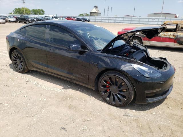 5YJ3E1ECXPF559056 - 2023 TESLA MODEL 3 BLACK photo 4