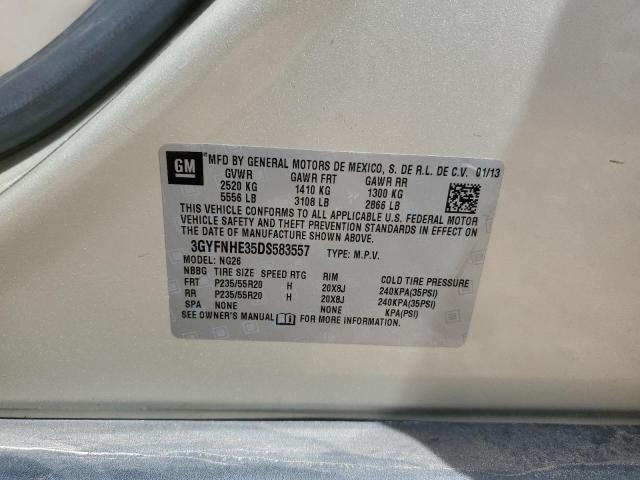 3GYFNHE35DS583557 - 2013 CADILLAC SRX PERFORMANCE COLLECTION Қоңыр фото 13
