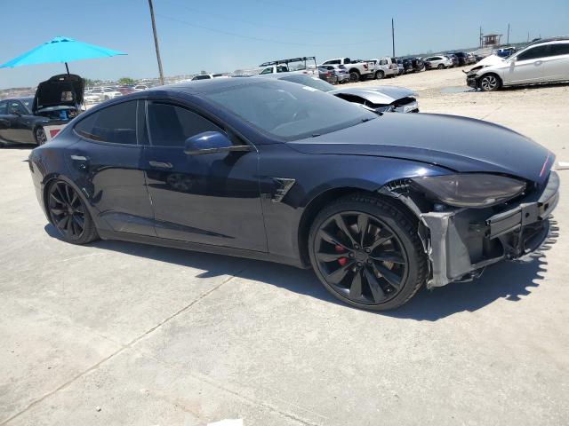 5YJSA1H18EFP60596 - 2014 TESLA MODEL S 蓝色 照片 4