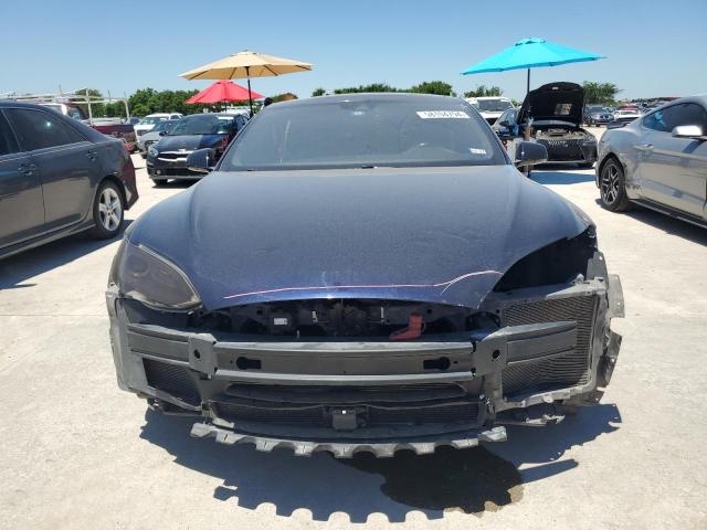 5YJSA1H18EFP60596 - 2014 TESLA MODEL S 蓝色 照片 5