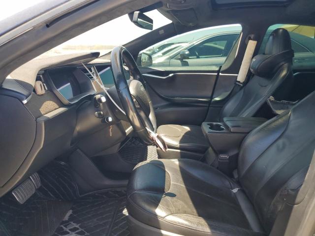 5YJSA1H18EFP60596 - 2014 TESLA MODEL S 蓝色 照片 7