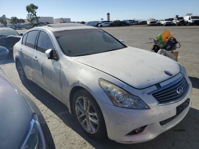 JN1CV6AP9DM300697 - 2013 INFINITI G37 BASE WHITE photo 4