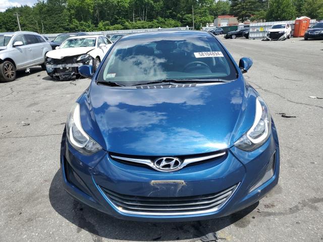 KMHDH4AE4GU517621 - 2016 HYUNDAI ELANTRA SE BLUE photo 5