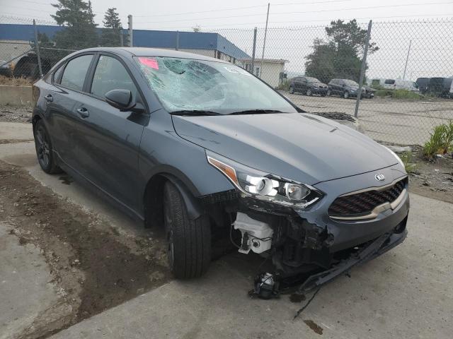 3KPF34AD9ME276071 - 2021 KIA FORTE GT LINE CHARCOAL photo 4