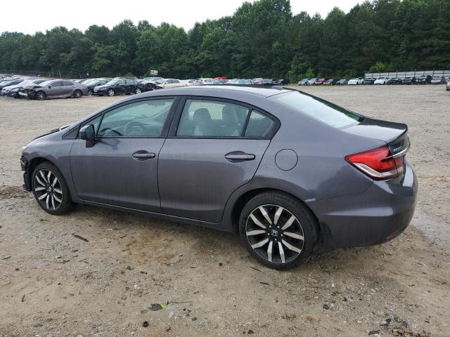2HGFB2F9XFH502817 - 2015 HONDA CIVIC EXL ნაცრისფერი ფოტო 2