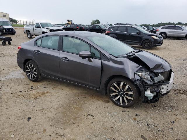 2HGFB2F9XFH502817 - 2015 HONDA CIVIC EXL GRAY photo 4