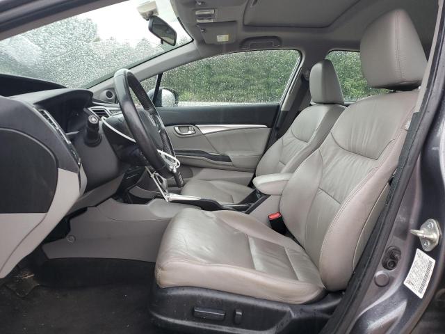 2HGFB2F9XFH502817 - 2015 HONDA CIVIC EXL ნაცრისფერი ფოტო 7
