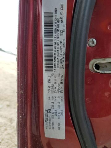 1C6RR6LT6KS627077 - 2019 RAM 1500 CLASS SLT 栗色 照片 12