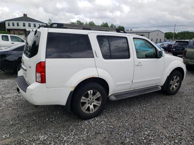 5N1AR1NB2AC613727 - 2010 NISSAN PATHFINDER S WHITE photo 3