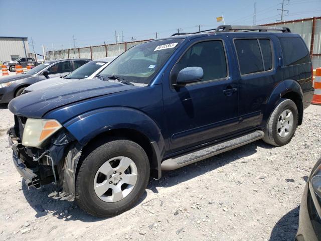 5N1AR18U37C620482 - 2007 NISSAN PATHFINDER LE BLUE photo 1