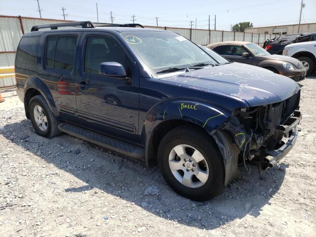 5N1AR18U37C620482 - 2007 NISSAN PATHFINDER LE BLUE photo 4