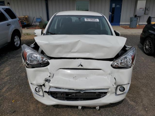 ML32A4HJ9FH039676 - 2015 MITSUBISHI MIRAGE ES WHITE photo 5