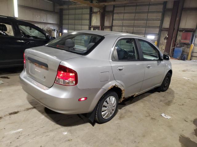 KL1TD566X6B615136 - 2006 CHEVROLET AVEO BASE SILVER photo 3