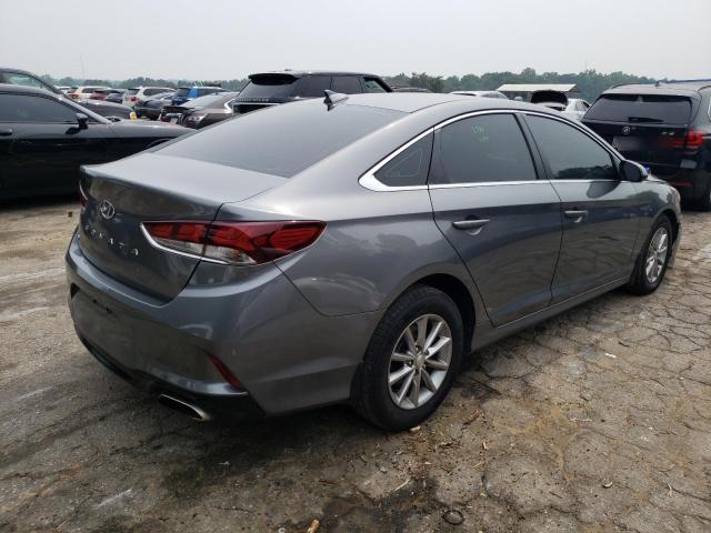 5NPE24AF3JH617455 - 2018 HYUNDAI SONATA SE GRAY photo 3