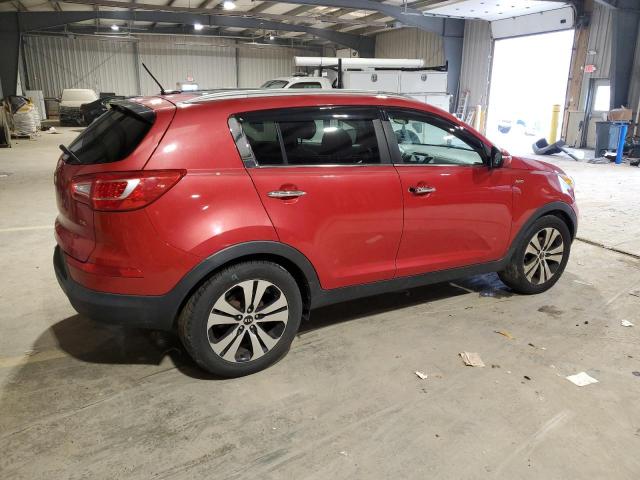 KNDPCCA20B7163894 - 2011 KIA SPORTAGE EX RED photo 3