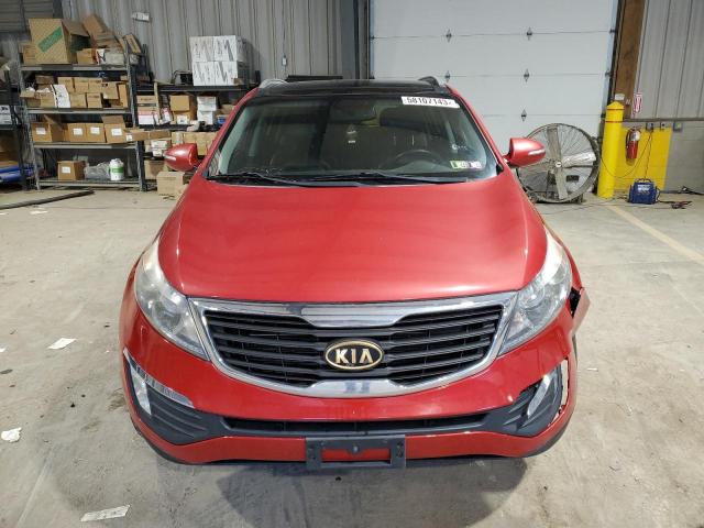 KNDPCCA20B7163894 - 2011 KIA SPORTAGE EX RED photo 5