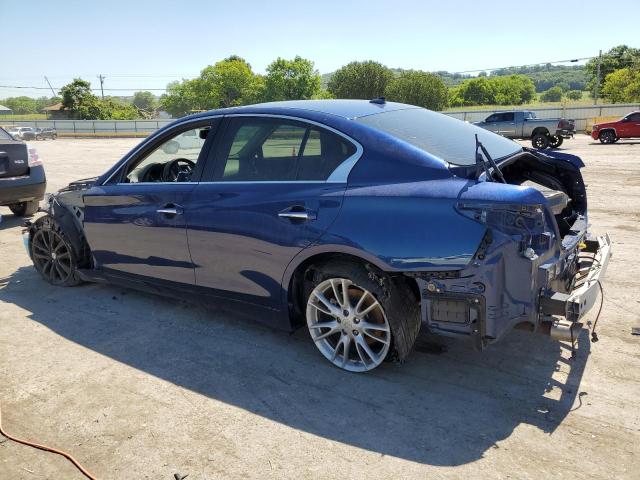 JN1EV7AR3KM591517 - 2019 INFINITI Q50 LUXE BLUE photo 2