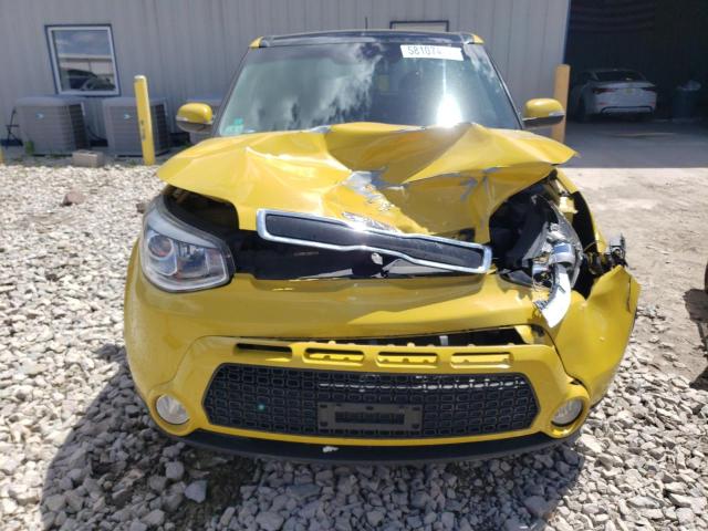 KNDJX3A50E7054229 - 2014 KIA SOUL ! YELLOW photo 5