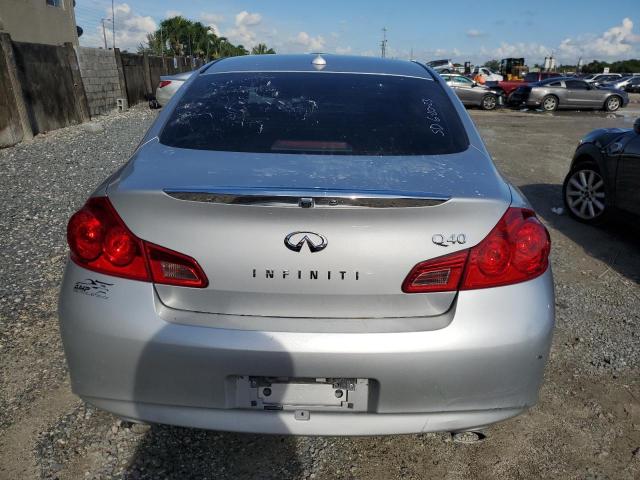 JN1CV6AP8FM501767 - 2015 INFINITI Q40 SILVER photo 6