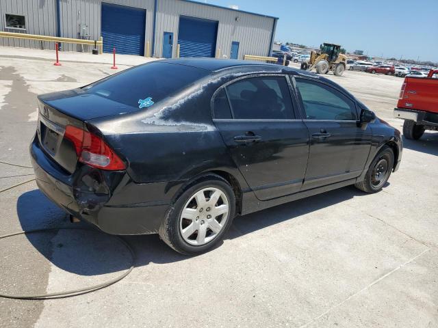 2HGFA1F5XBH519279 - 2011 HONDA CIVIC LX BLACK photo 3