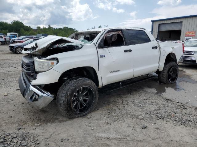 5TFDW5F17EX386282 - 2014 TOYOTA TUNDRA CREWMAX SR5 WHITE photo 1