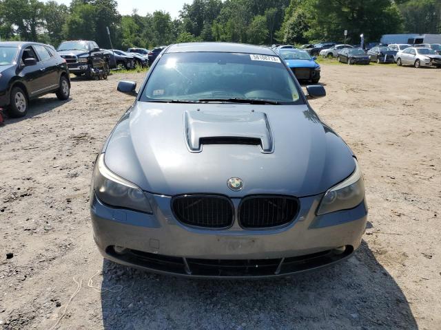 WBANF33516CB86670 - 2006 BMW 525 XI GRAY photo 5