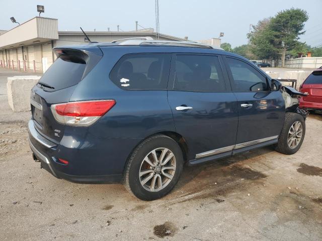 5N1AR2MM6EC618928 - 2014 NISSAN PATHFINDER S BLUE photo 3