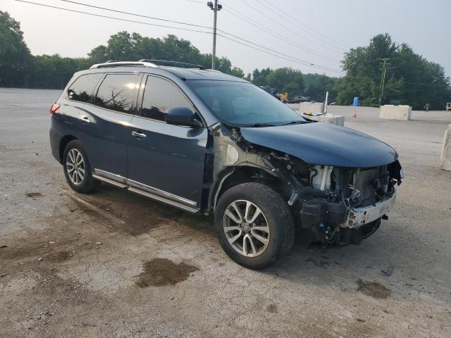 5N1AR2MM6EC618928 - 2014 NISSAN PATHFINDER S BLUE photo 4