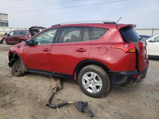 JTMBFREV8FJ047912 - 2015 TOYOTA RAV4 LE RED photo 2