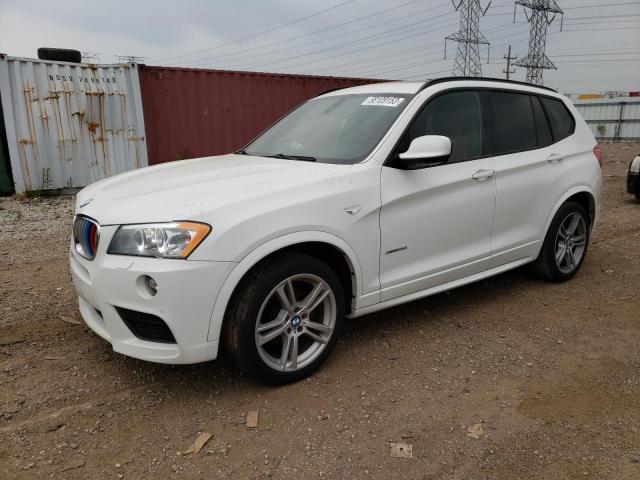 5UXWX7C59BL735548 - 2011 BMW X3 XDRIVE35I WHITE photo 1