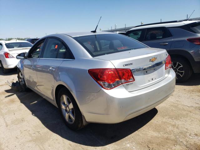 1G1PF5SC8C7373177 - 2012 CHEVROLET CRUZE LT SILVER photo 2