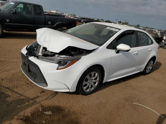 5YFEPMAE5MP244824 - 2021 TOYOTA COROLLA LE WHITE photo 1