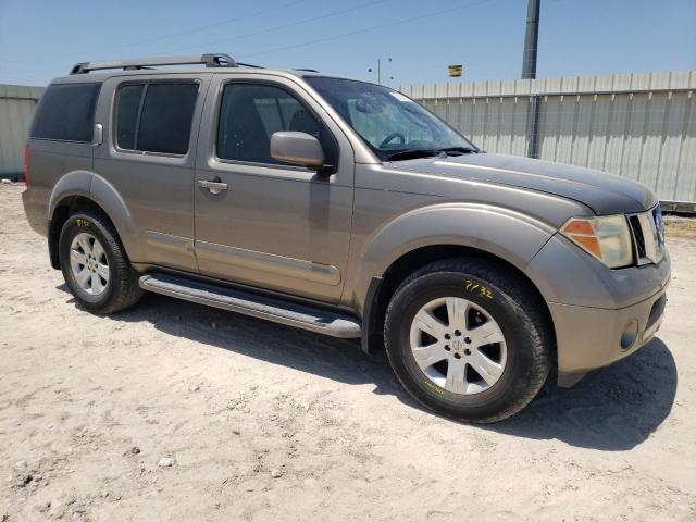 5N1AR18W65C720512 - 2005 NISSAN PATHFINDER LE ოქროსფერი ფოტო 4