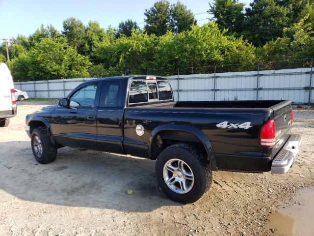 1D7HG42N94S665204 - 2004 DODGE DAKOTA SLT BLACK photo 2