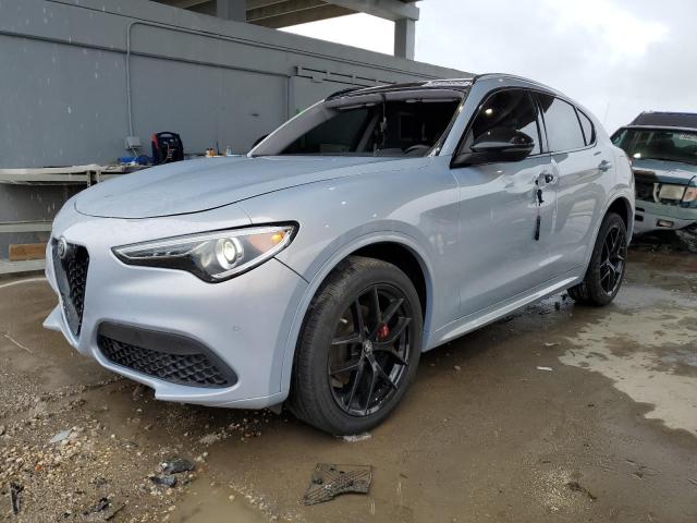 ZASPAKBNXM7D20348 - 2021 ALFA ROMEO STELVIO TI SILVER photo 1