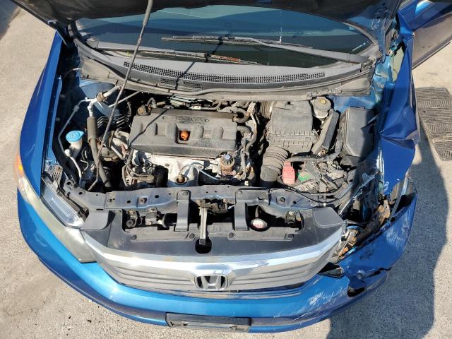 19XFB2F9XCE330617 - 2012 HONDA CIVIC EXL ლურჯი ფოტო 11