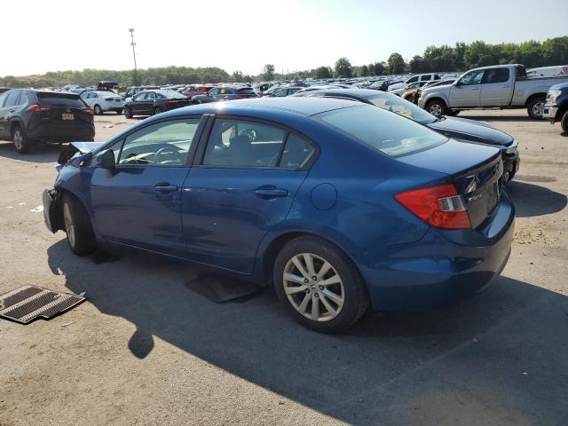 19XFB2F9XCE330617 - 2012 HONDA CIVIC EXL BLUE photo 2