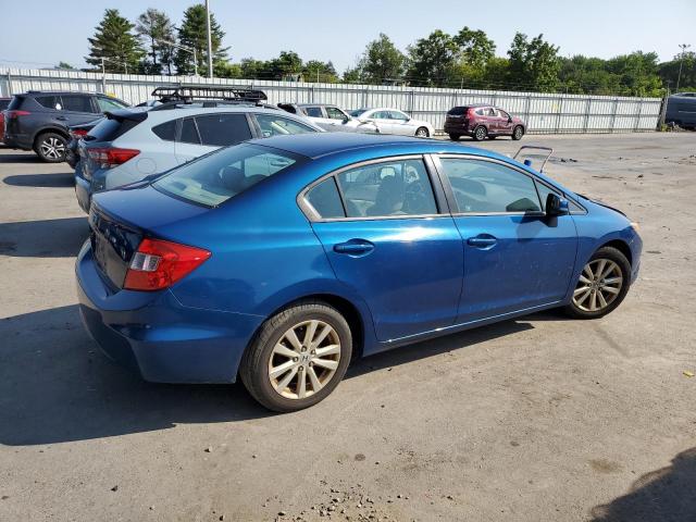 19XFB2F9XCE330617 - 2012 HONDA CIVIC EXL ლურჯი ფოტო 3