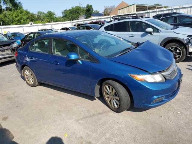 19XFB2F9XCE330617 - 2012 HONDA CIVIC EXL ლურჯი ფოტო 4