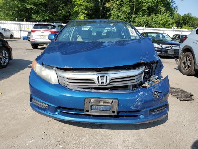 19XFB2F9XCE330617 - 2012 HONDA CIVIC EXL BLUE photo 5