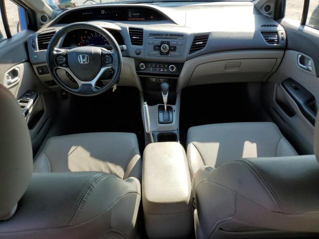 19XFB2F9XCE330617 - 2012 HONDA CIVIC EXL ლურჯი ფოტო 8