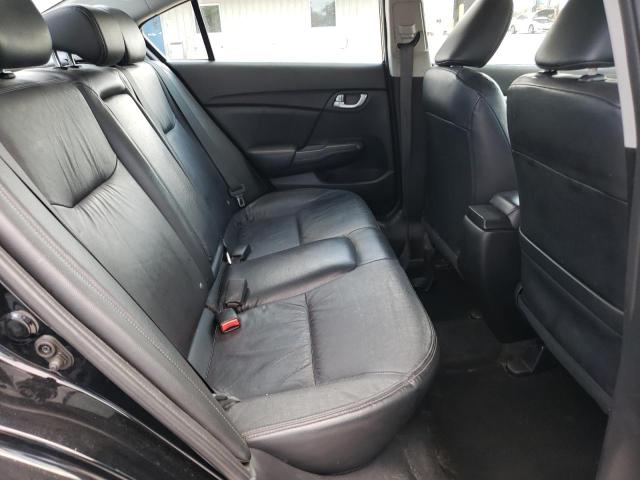 2HGFB2F99FH525778 - 2015 HONDA CIVIC EXL შავი ფოტო 10