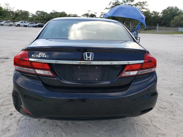 2HGFB2F99FH525778 - 2015 HONDA CIVIC EXL შავი ფოტო 6