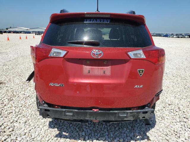 JTMWFREV7FD076981 - 2015 TOYOTA RAV4 XLE RED photo 6